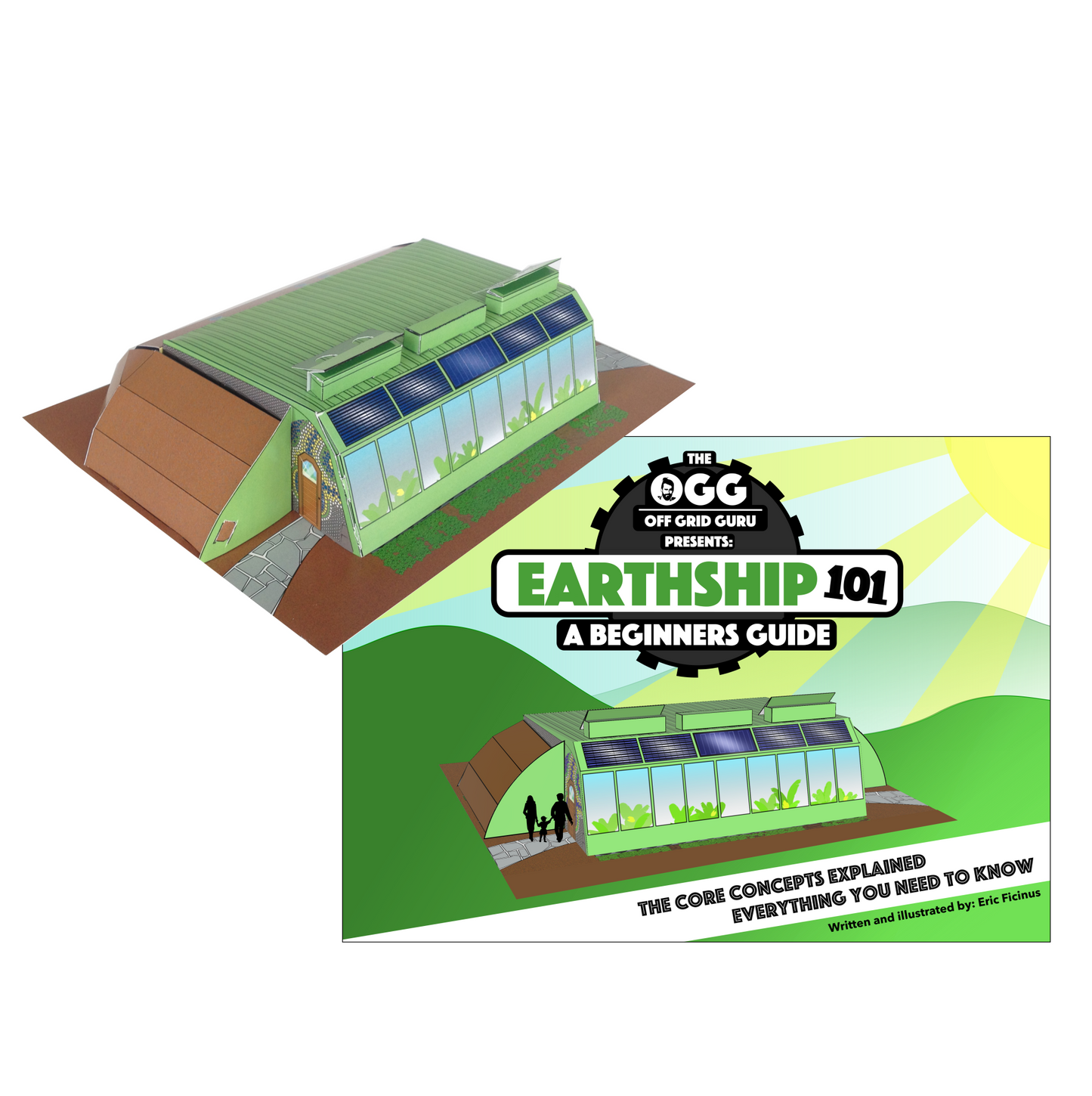 BUNDLE: Earthship Model Kit & Beginners Guidebook