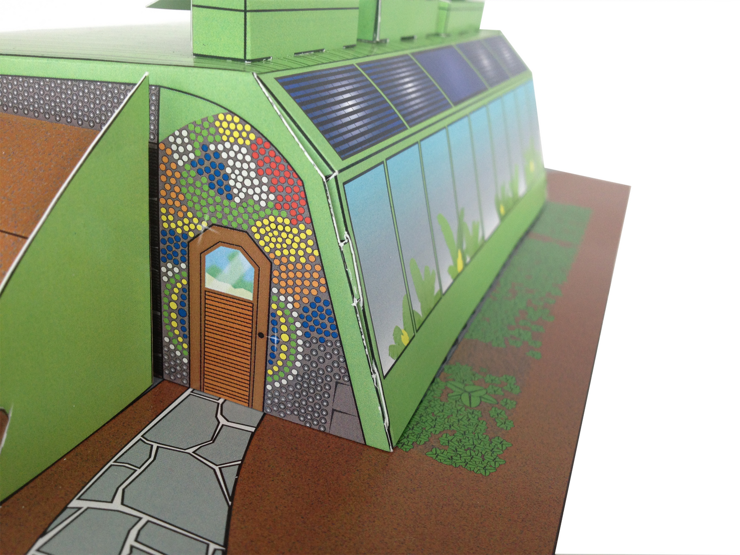 Earthship Model Kit: Build-your own earthship!