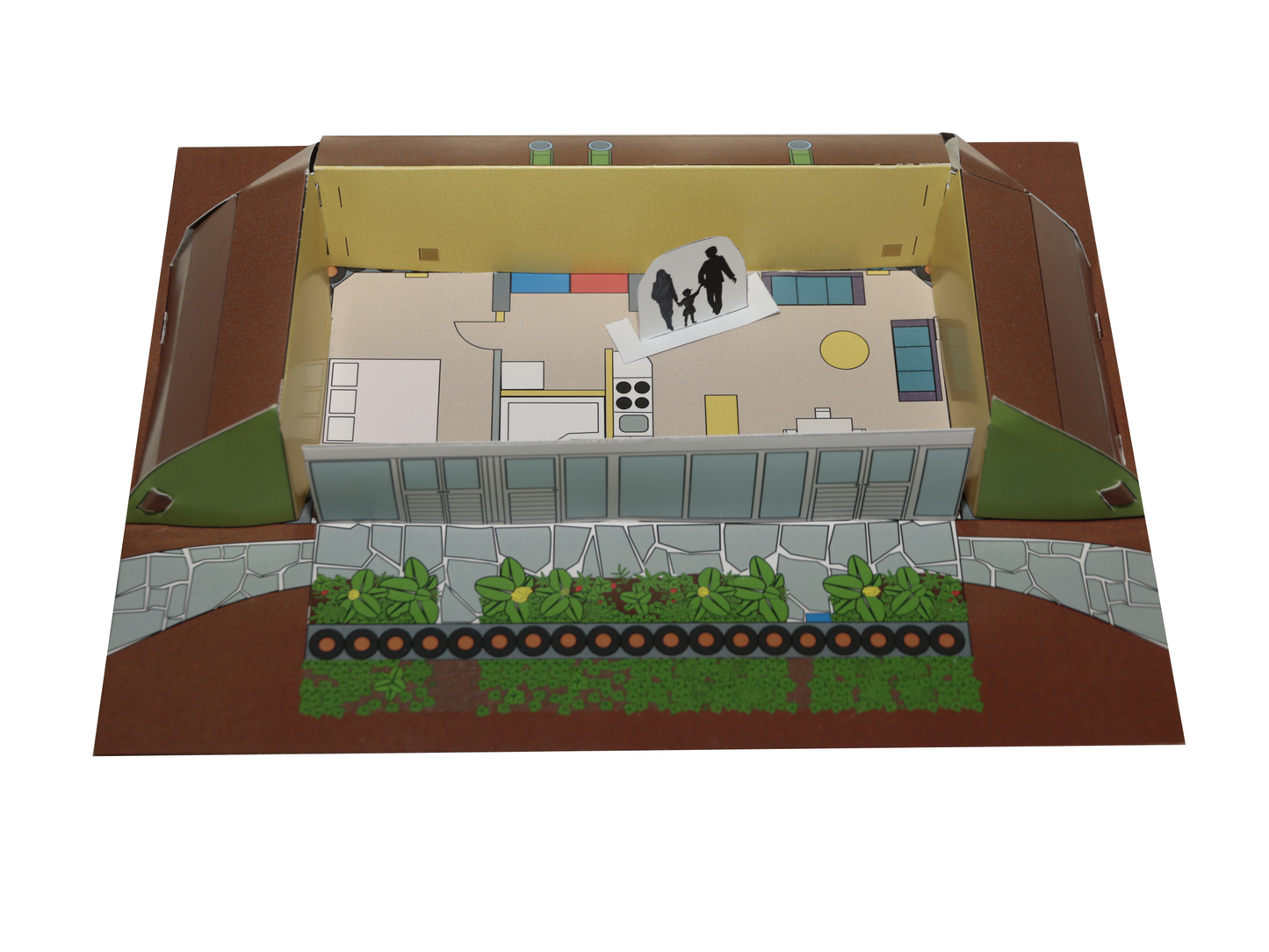 Earthship Model Kit: Build-your own earthship!